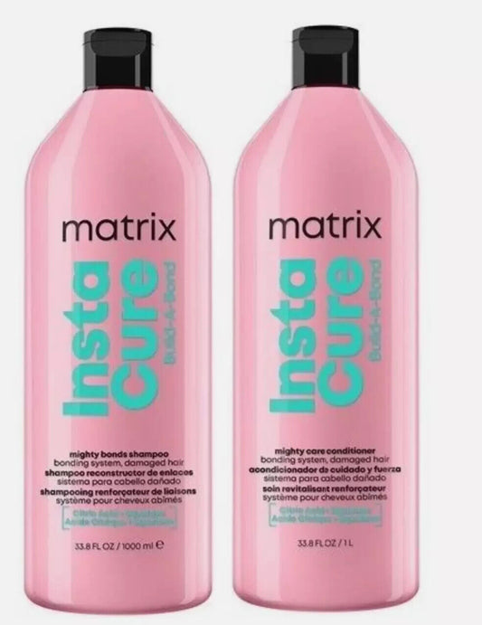 Matrix Instacure Build-A-Bond® Mighty Bonds Shampoo & Conditioner - 33.8 oz Duo