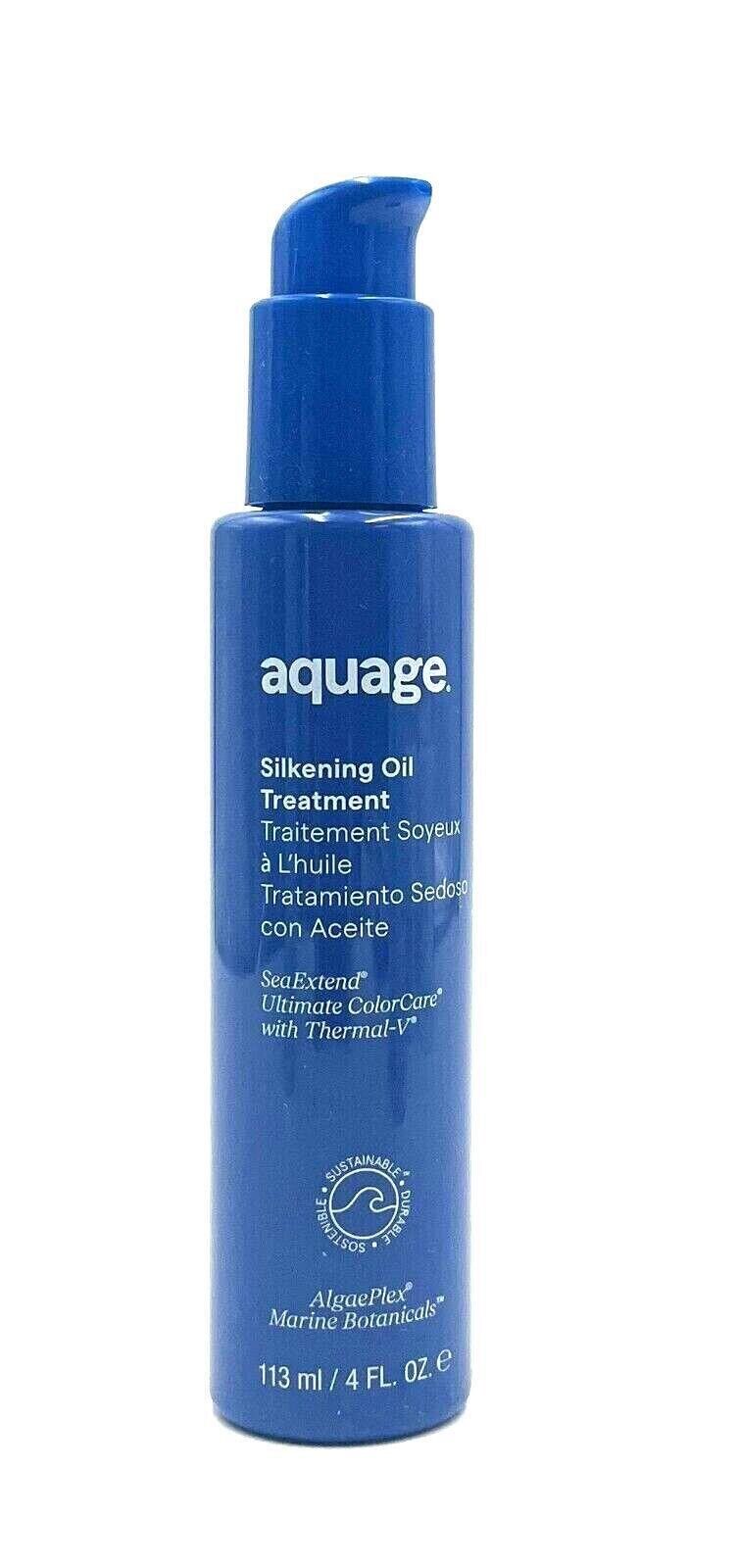 Aquage Silkening Oil Treatment SeaExtend 4 oz NEW Bottle