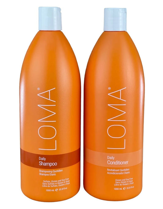 LOMA Daily Shampoo And Conditioner Duo Liter 33.8 oz Each New