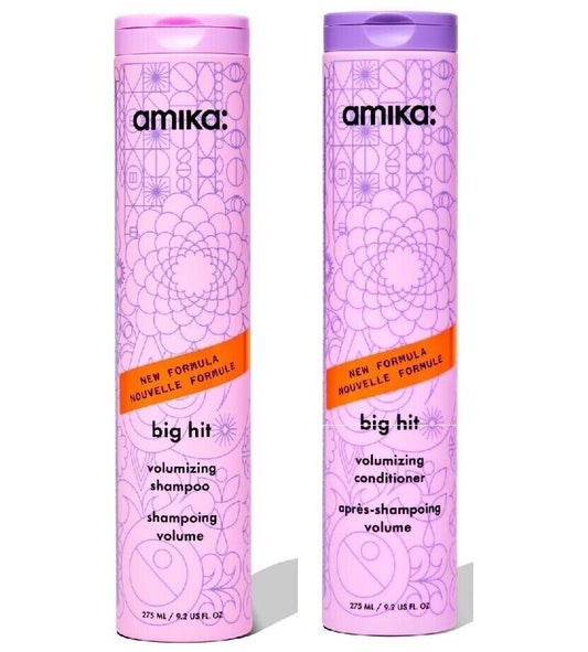 Amika BIG HIT Volumizing Shampoo & Conditioner 9.2 oz Duo Set