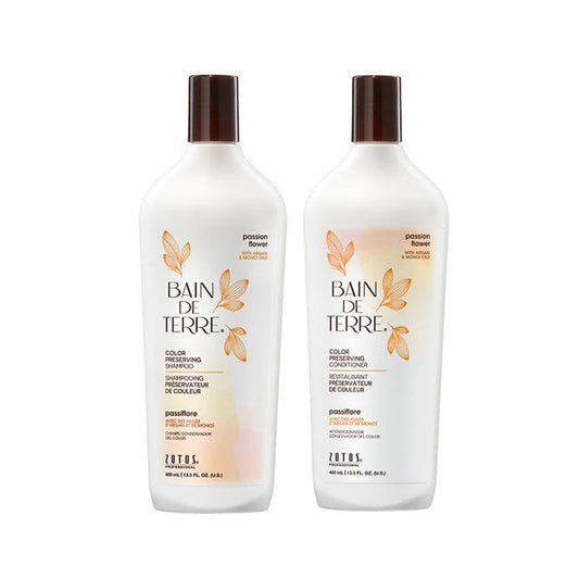 Bain De Terre Passion Flower Color Preserving Shampoo & Conditioner Duo 13.5oz