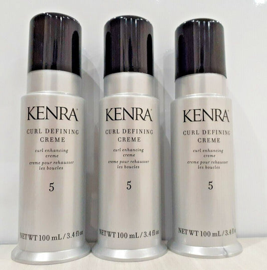 Kenra Curl Defining Creme 5 Curl Enhancing Creme, 3.4oz (3PACK) New Packaging!!!