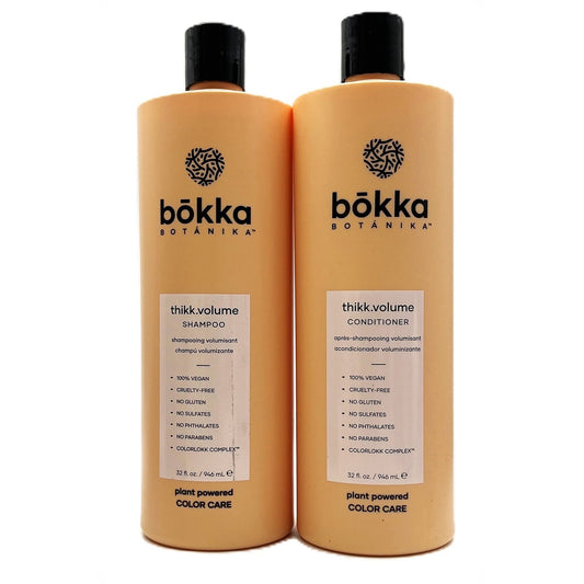 Bokka thikk.volume conditioner plant powered Shampoo & Conditioner 32 fl.oz