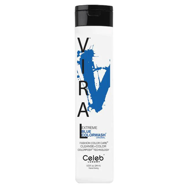 Celeb Luxury VIRAL COLORWASH, EXTREME BLUE, 8.25oz.