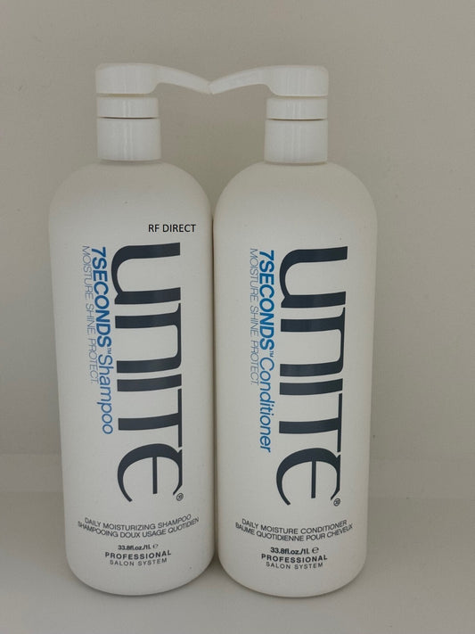 Unite 7Seconds Shampoo & Conditioner 33.8oz Duo New