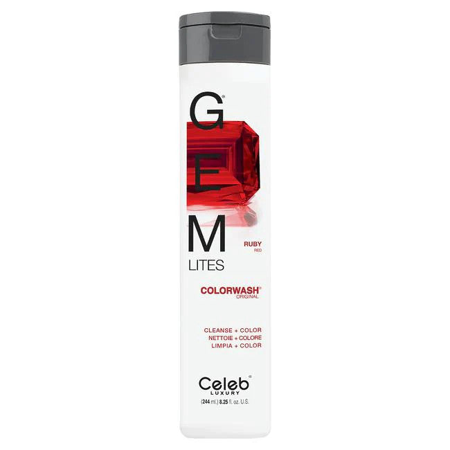 Celeb Luxury- Gemlites -Ruby Colorwash Shampoo 8.25 Oz