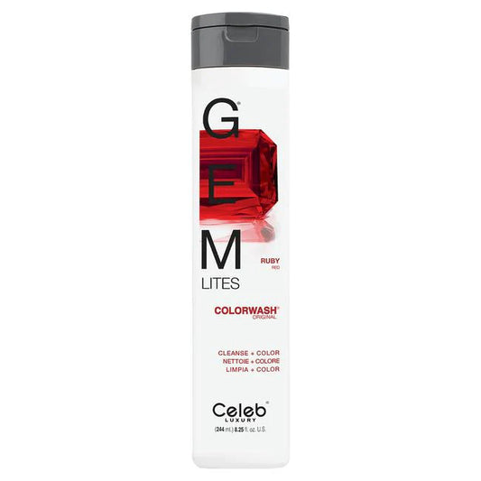 Celeb Luxury- Gemlites -Ruby Colorwash Shampoo 8.25 Oz