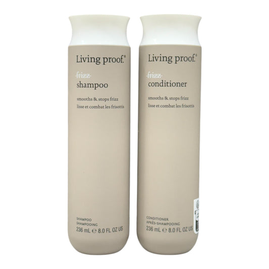 Living Proof No Frizz Shampoo & Conditioner 8 Oz Set