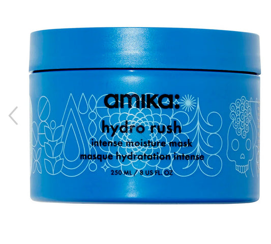 Amika Hydro Rush Intense Moisture Hair Mask with Hyaluronic Acid - 8 oz