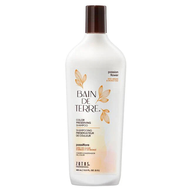 Bain de Terre Passion Flower - Color Preserving Shampoo - 13.5oz Duo