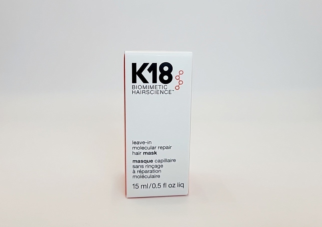 K18 Biometric Leave-In Molecular Repair Hair Mask 0.5 oz/ 15 mL New In Box