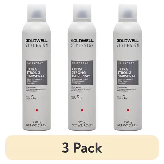 3 PACK Goldwell StyleSign Hold 4 Strong Hairspray 300ml