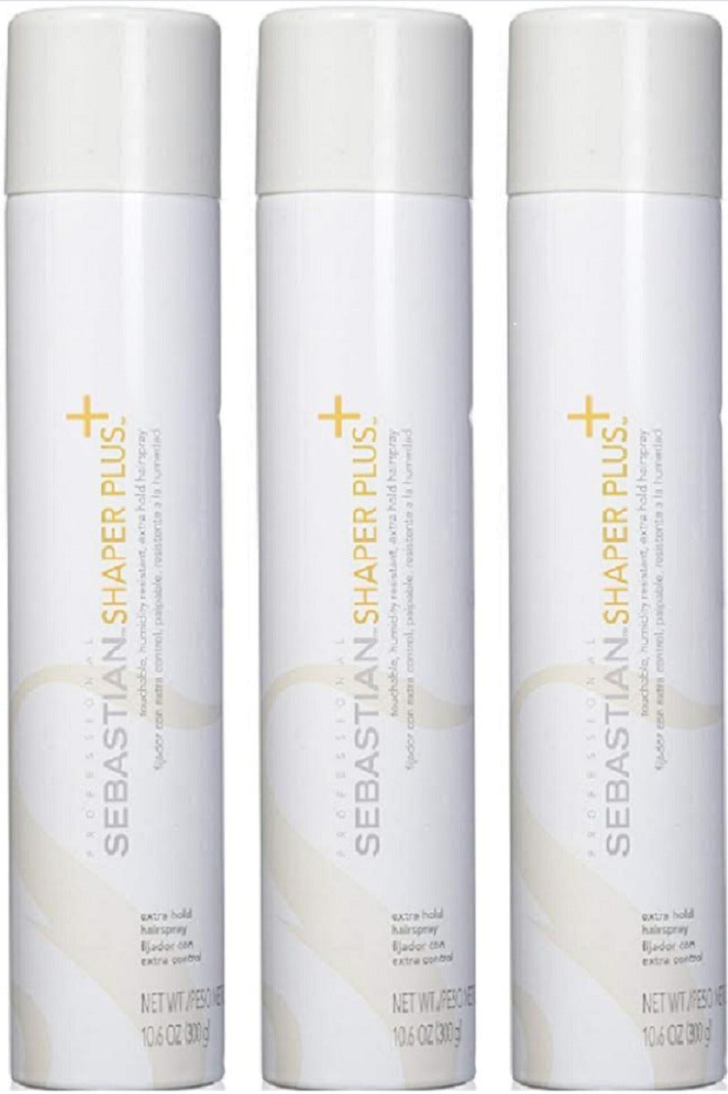 Sebastian Shaper Plus Extra Hold Hairspray 10.6 oz Pack of 3
