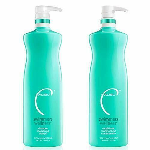 Malibu C Swimmers Wellness Shampoo & Conditioner Liter Duo Set