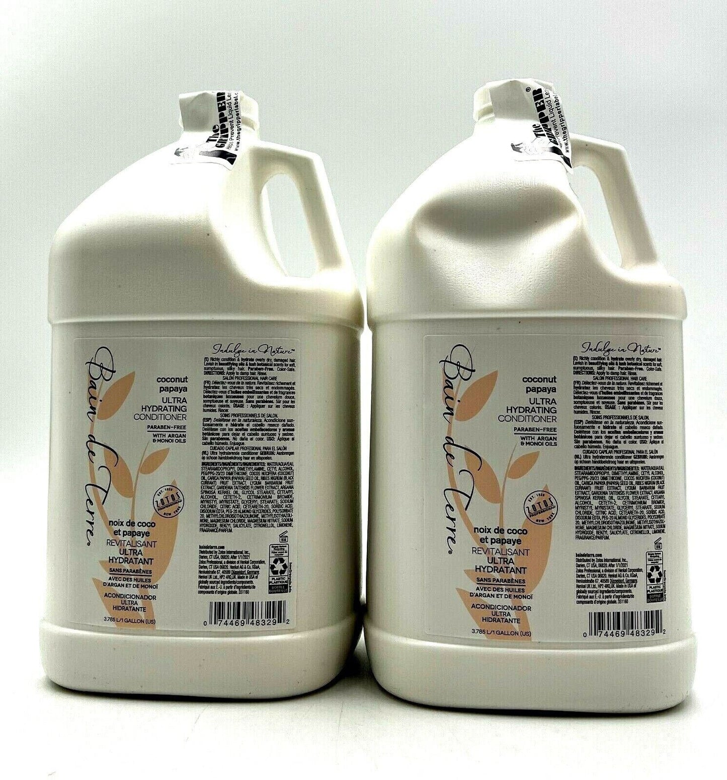 Bain De Terre Coconut Papaya Ultra Hydrating Conditioner 128 oz DUO DEAL