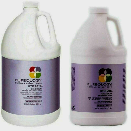 Pureology Hydrate-Shampoo & Conditioner / 1 Gallon each DUO