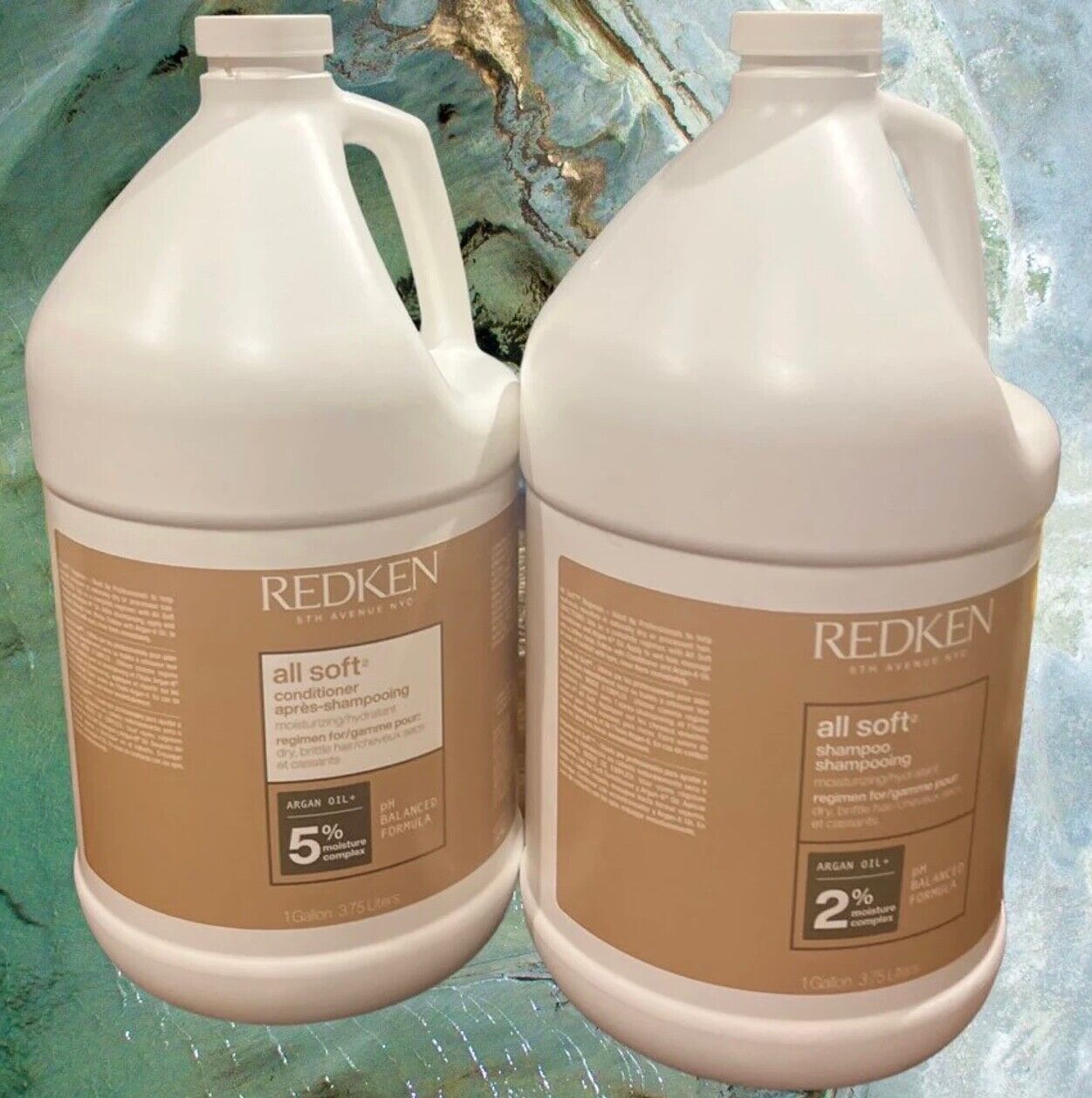 Redken All Soft Gallon Duo Shampoo and Conditioner