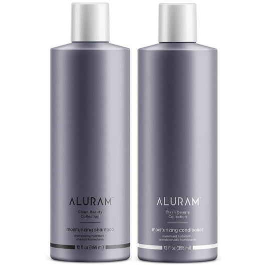 ALURAM Coconut Water Based Moist Shampoo & Conditioner 12oz Duo
