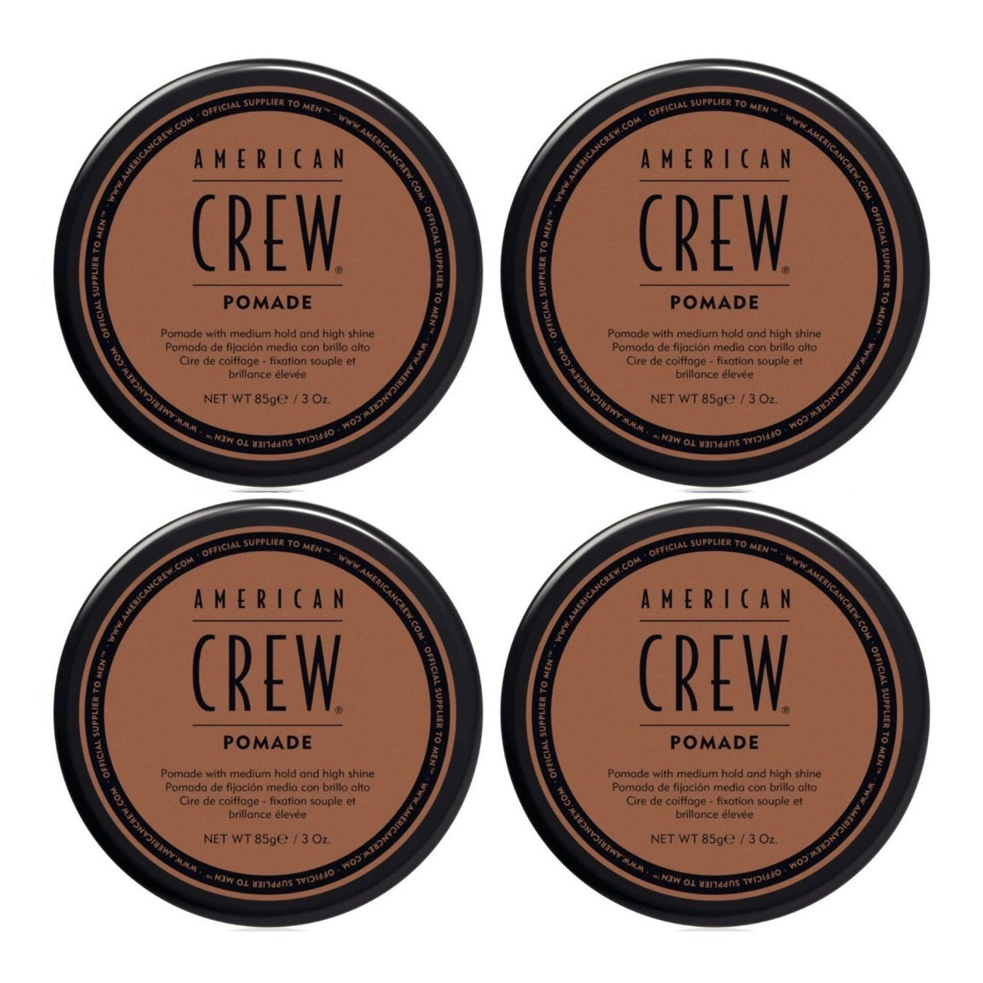 American Crew Pomade, 3oz (4set)