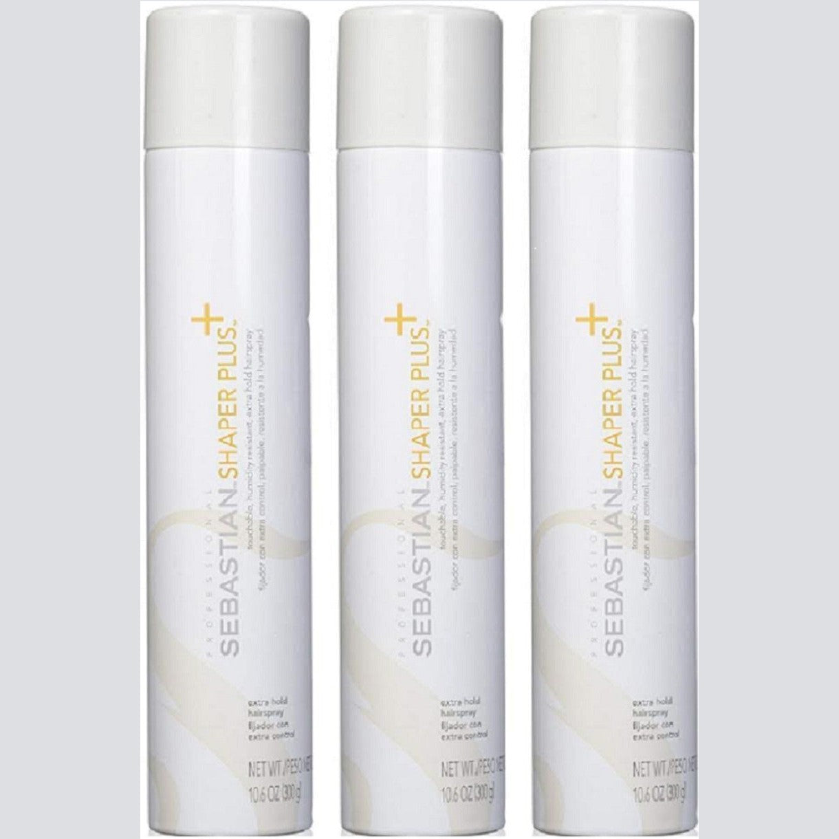 Sebastian Shaper Plus Extra Hold Hairspray 10.6 oz Pack of 3