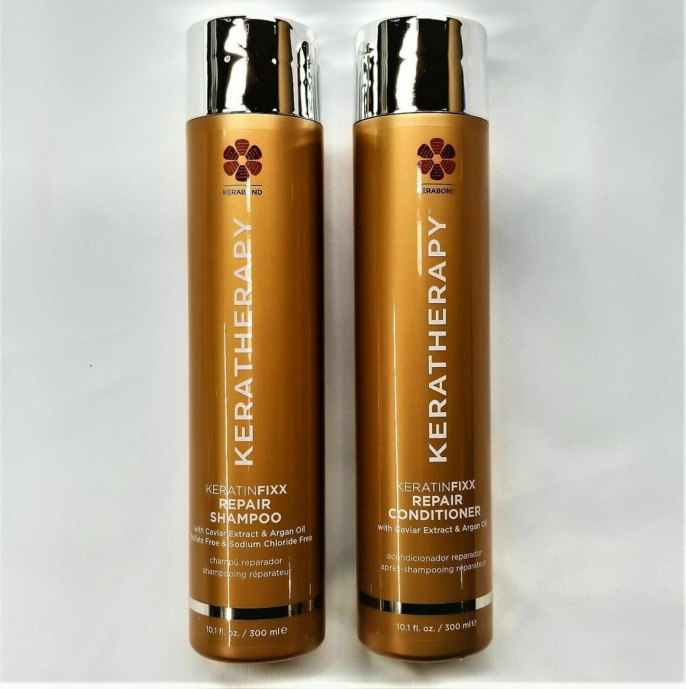 Keratherapy KERATINFIXX Radiant Repair SHAMPOO & CONDITIONER 10oz Duo