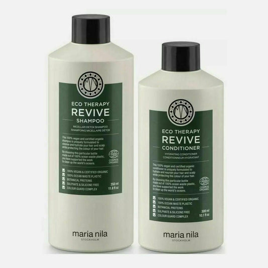 Maria Nila Eco Therapy Revive Shampoo 10.1oz & Conditioner 11.8oz Duo