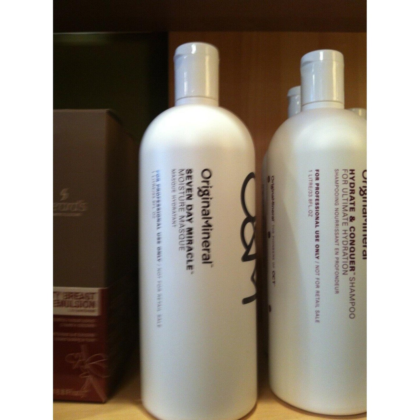 O&M Original Mineral Seven Day Moisture Masque for Hair 33.8oz/Liter Size