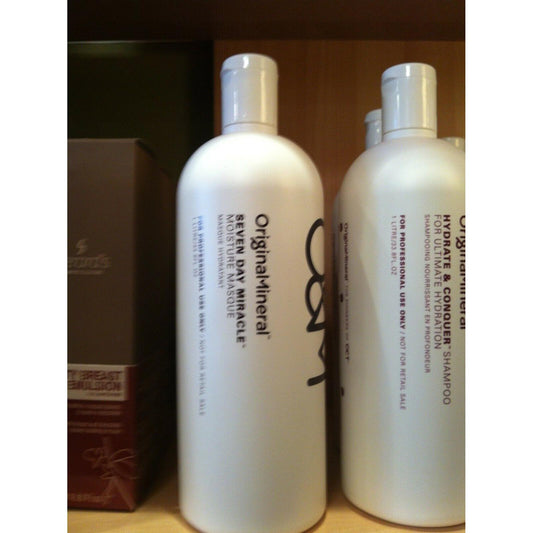 O&M Original Mineral Seven Day Moisture Masque for Hair 33.8oz/Liter Size