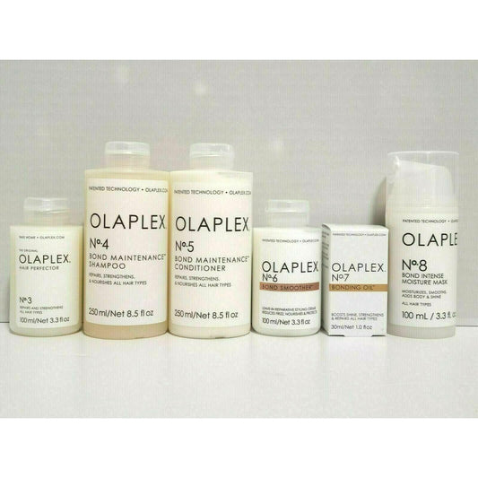 Olaplex Full Set #3, #4, #5 , #6 , #7 , #8 – New, Sealed, Guaranteed Authentic