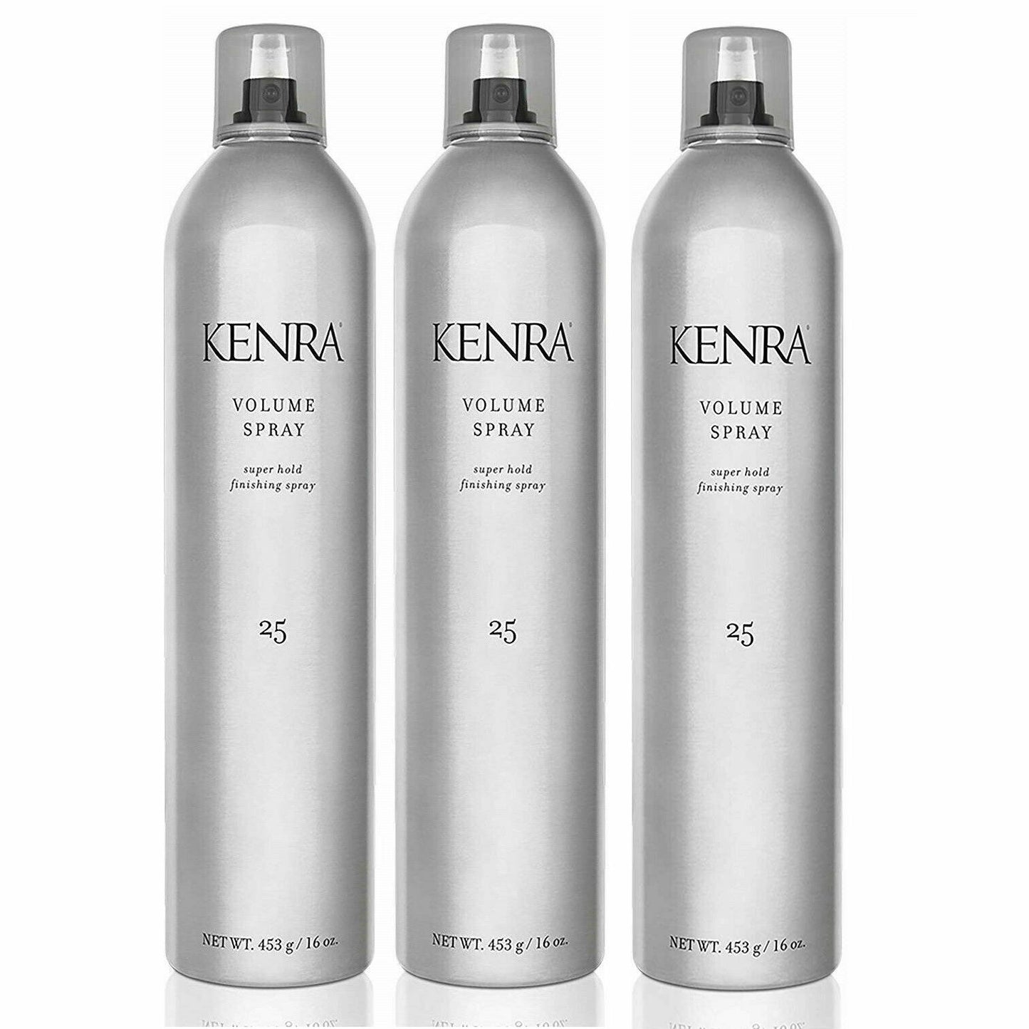 Kenra Volume Super Hold Finishing Spray # 25 16 oz Pack 3 set