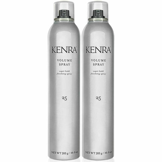 KENRA VOLUME SPRAY 25 SUPER HOLD FINISHING HAIRSPRAY 10 oz 2PK