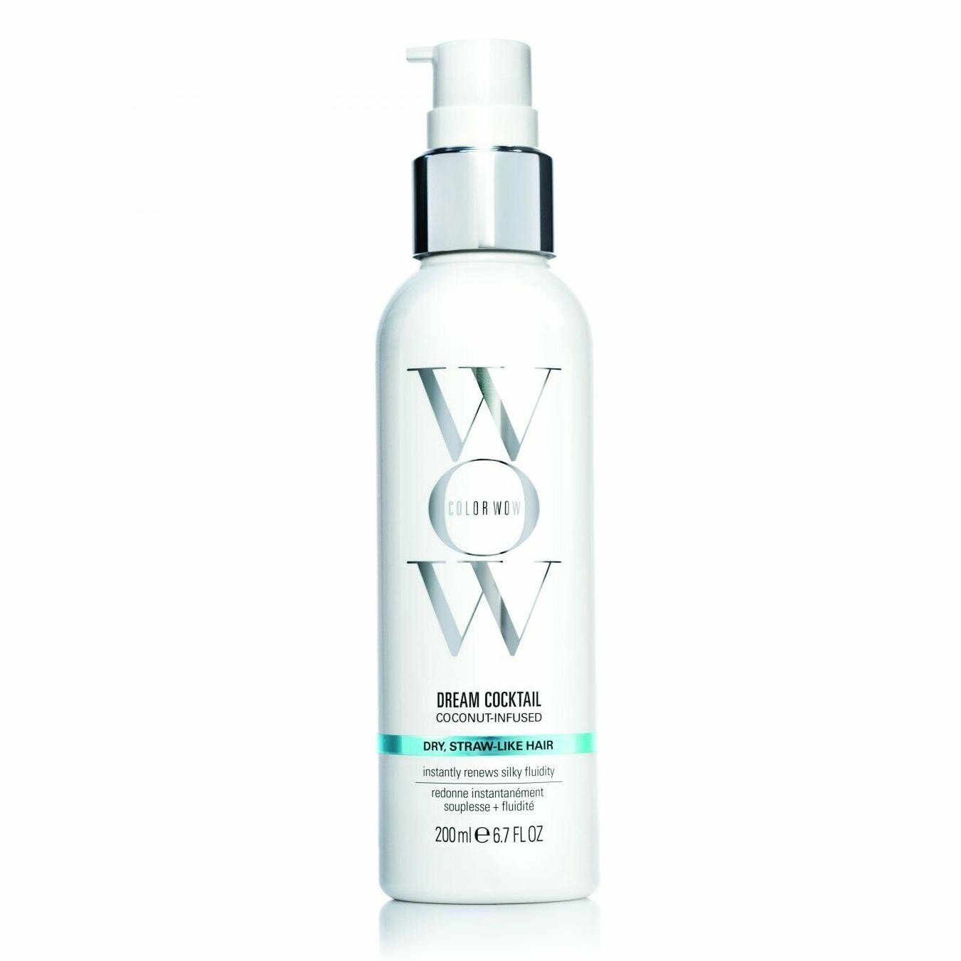 Color Wow Dream Cocktail Coconut-Infused Dry, Straw-like Hair 6.7 oz