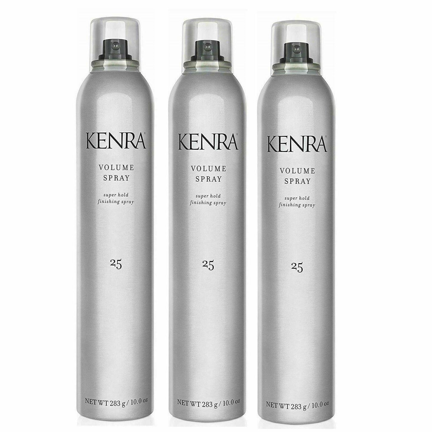 Kenra Volume Spray #25 Super Hold Finishing Spray 10 Oz Pack of 3
