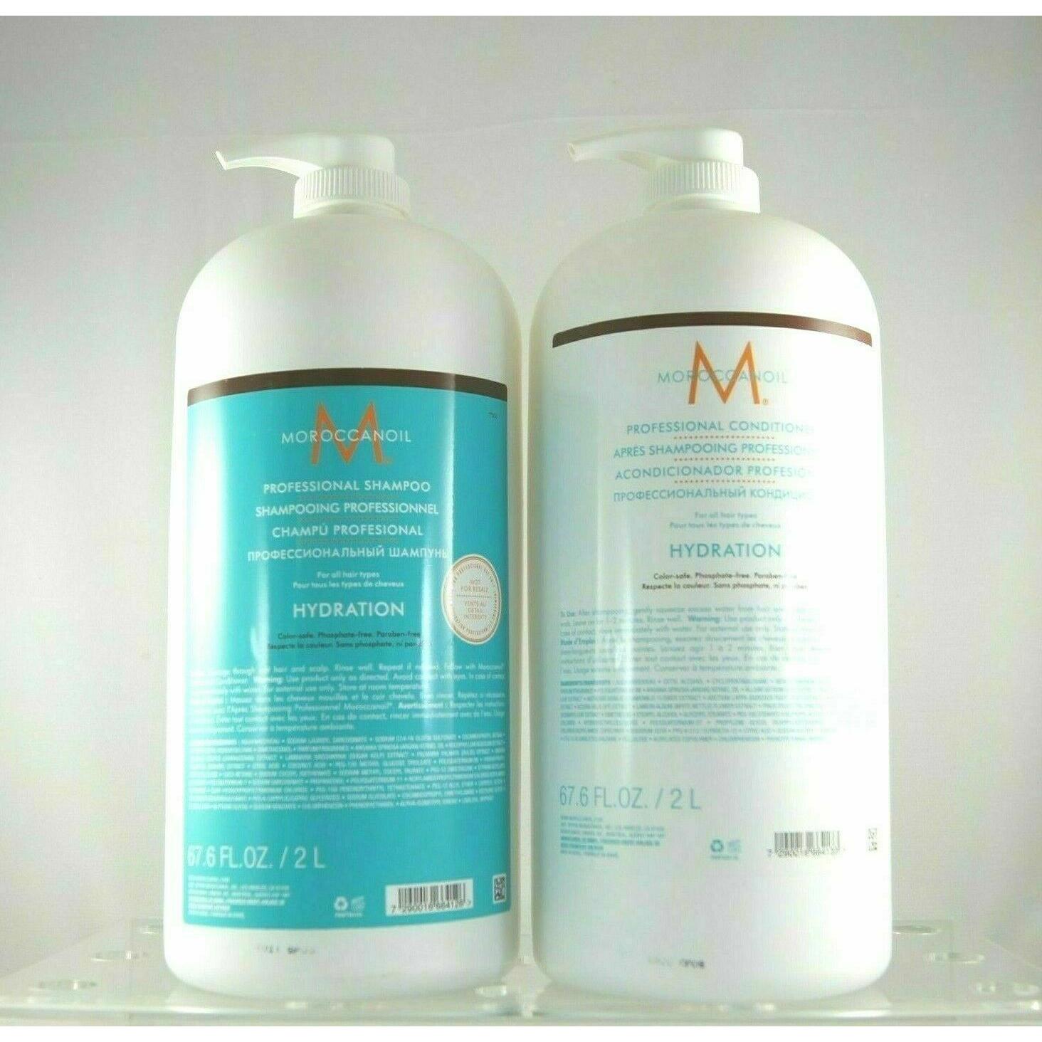 boble træt af lade Moroccanoil Hydrating Shampoo & Conditioner 67.6 oz Duo – BeastofallBeauty