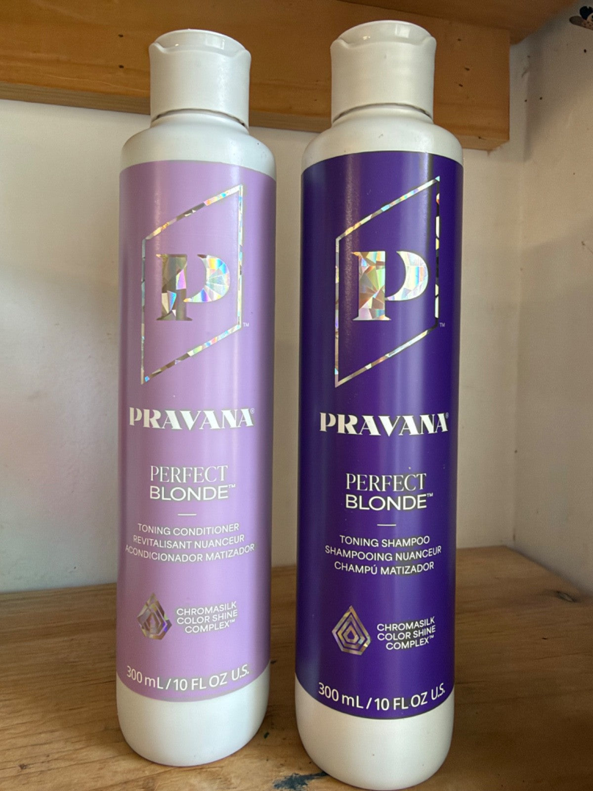 Pravana  Perfect Blonde Purple Toning Shampoo & Conditioner 11 oz Duo (NEW)