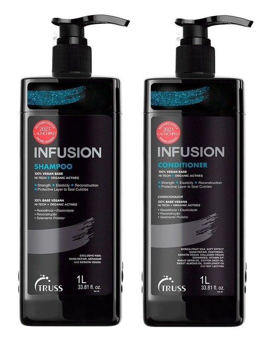 TRUSS Infusion Shampoo and Conditioner Set Bundle  1L / 33.81 fl. oz