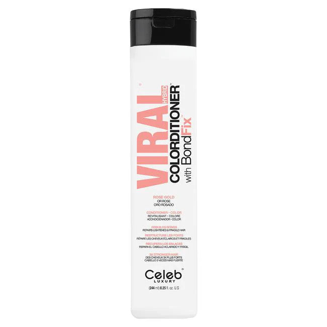 Celeb Luxury Viral Hybrid Color Conditioner with BondFix - Rose Gold 8.25oz