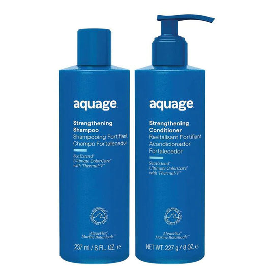 Aquage Sea Extend Strengthening Shampoo 10oz & Conditioner 5oz Duo