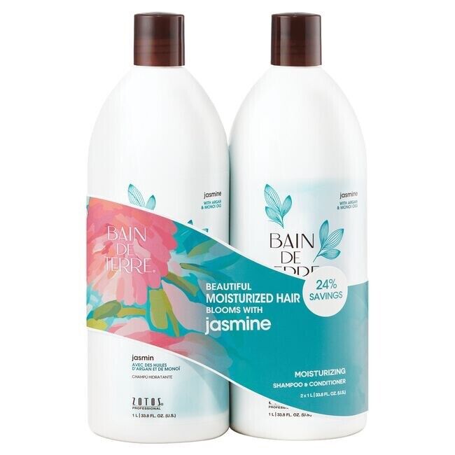 BAIN DE TERRE SHAMPOO AND CONDITIONER  LITER SIZE DUO" SELECT TYPE "NEW