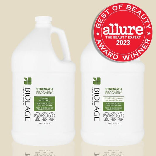Biolage Strength Recovery Shampoo & Conditioning Cream Gallon Duo