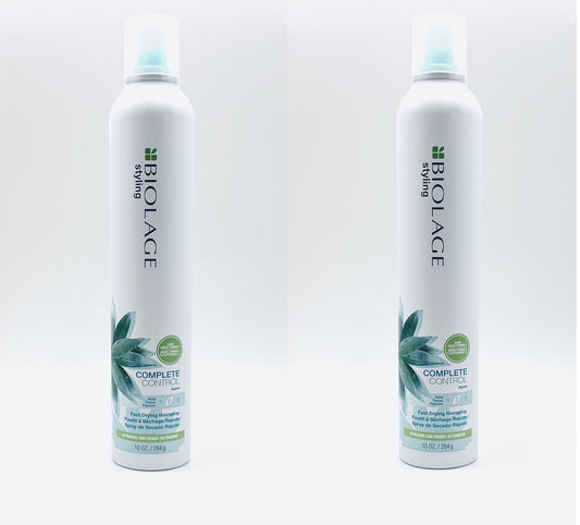 Matrix Biolage Complete Control Fast-Drying Hairspray 10 oz Pack of 2 New