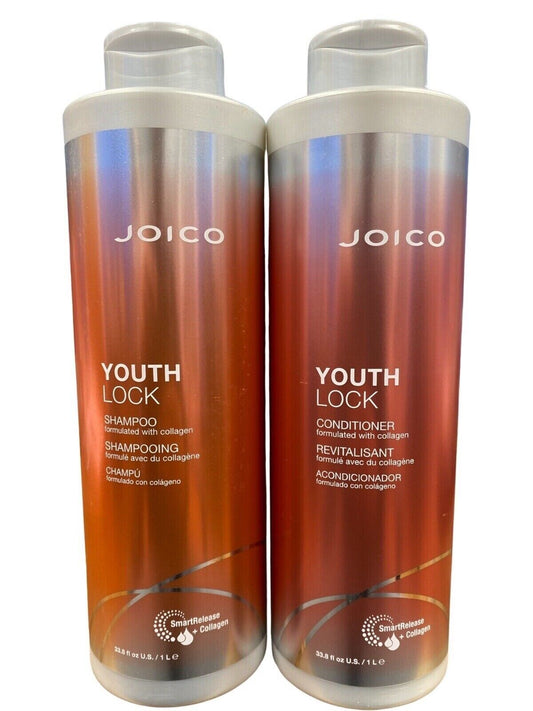 Joico Youth Lock  Shampoo and Conditioner 33.8 oz Duo / Set