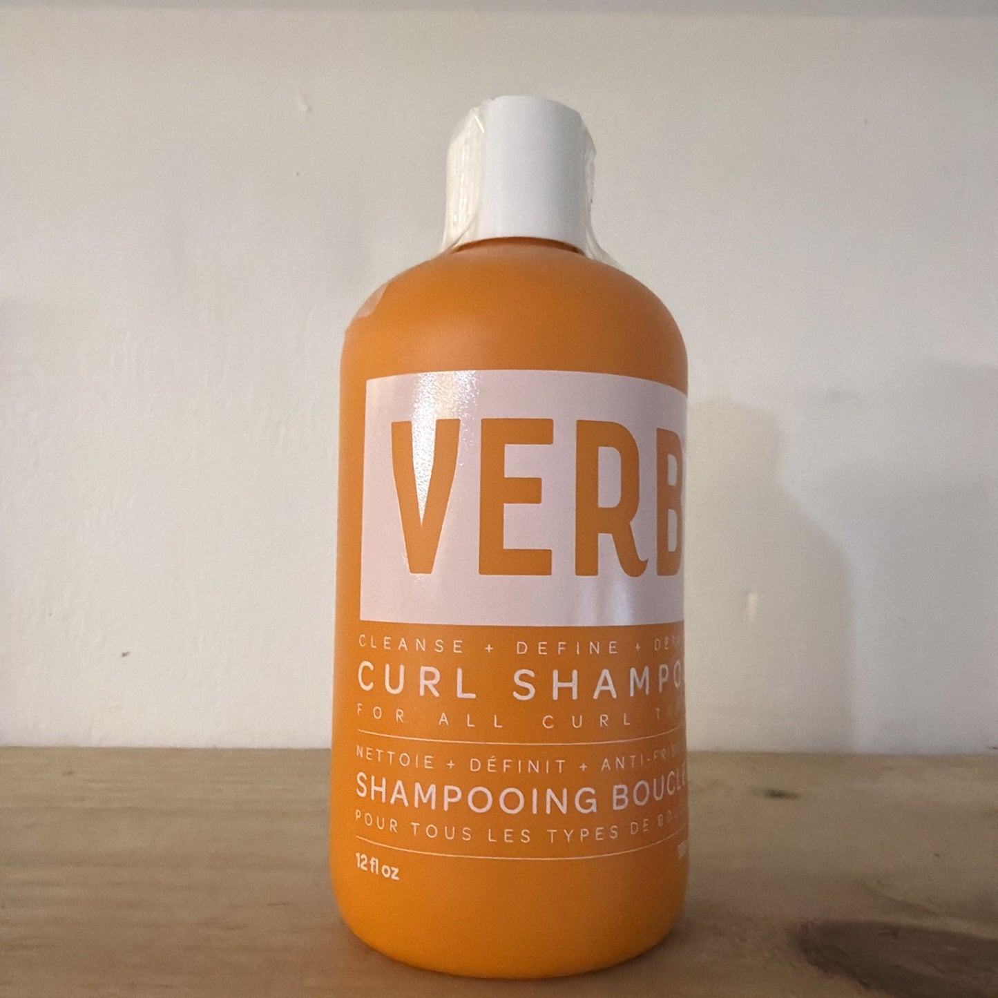 VERB Curl Shampoo 12 fl oz, Cleanse + Define + Defrizz For All Curl Types