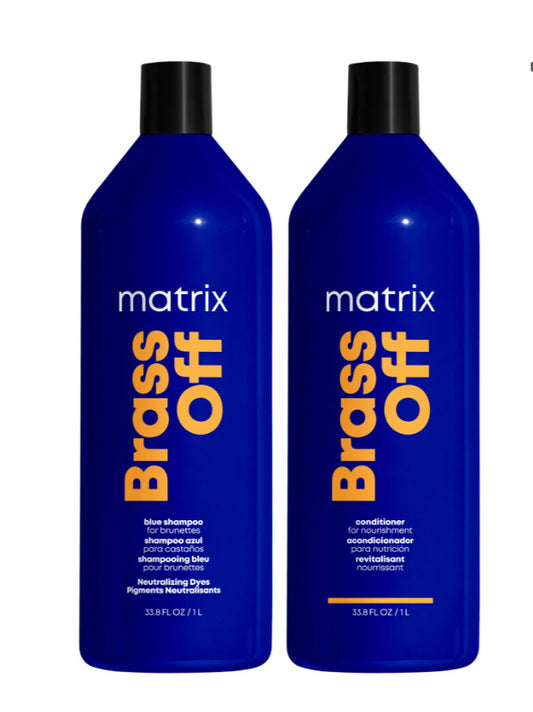 Matrix Brass Off Shampoo and Conditioner Duo 33 oz