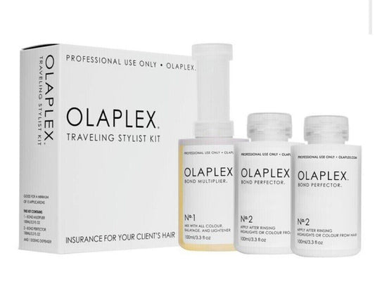 Olaplex Traveling Stylist Kit All Hair Type 1 & 2 (2), 3.3 fl. oz ea., Authentic