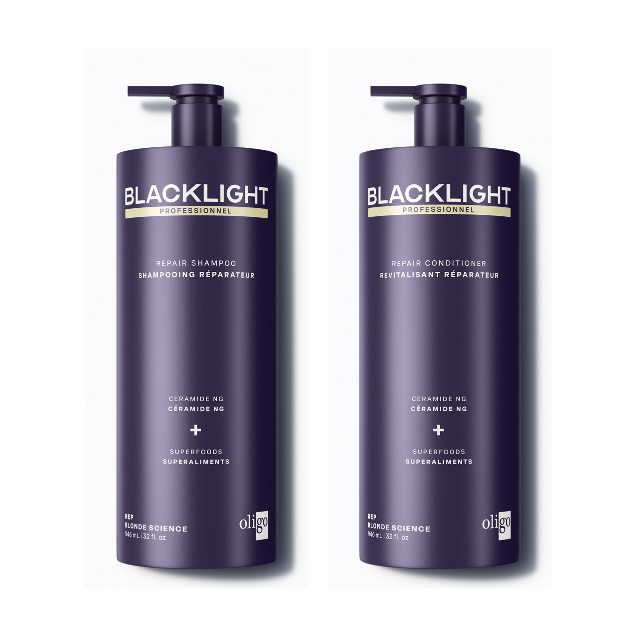 Oligo Blacklight Blonde Science REPAIR  Pro Liter Duo