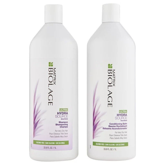 Matrix Biolage Ultra Hydrasource Shampoo & Conditioner, 33.8oz DUO