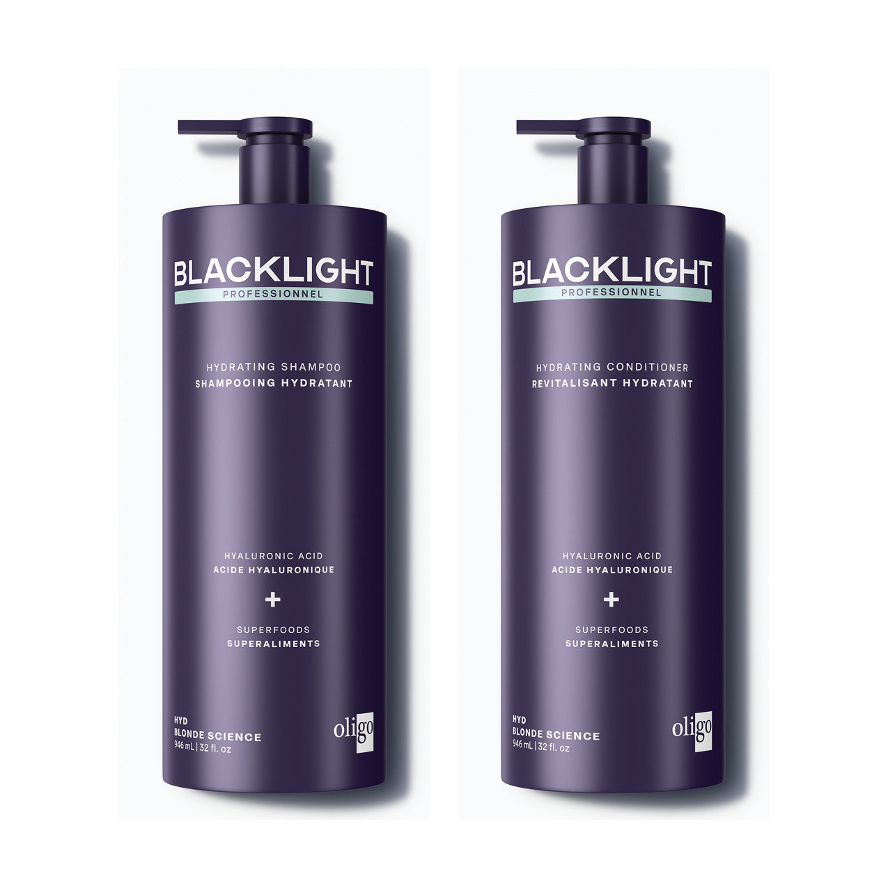 Oligo Blacklight Blonde Science HYDRATING Pro Liter Duo