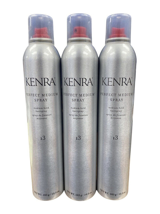 Kenra Perfect Medium Hold  13 HairSpray   Pack Of 3 Cans