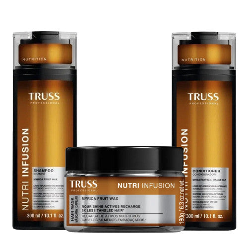 TRUSS Nutri Infusion Hair Care Bundle – Shampoo, Conditioner & Mask